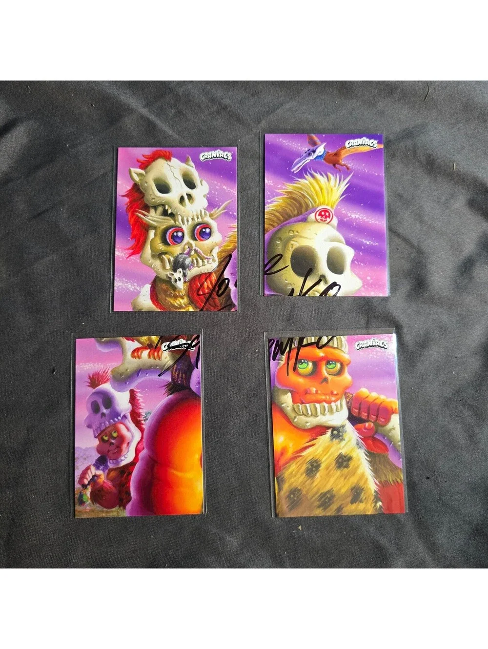 2026 SDCC Craniacs Scavenger Hunt Signed Joe Simko Set of 4 Promo Cards 1/1 Auto